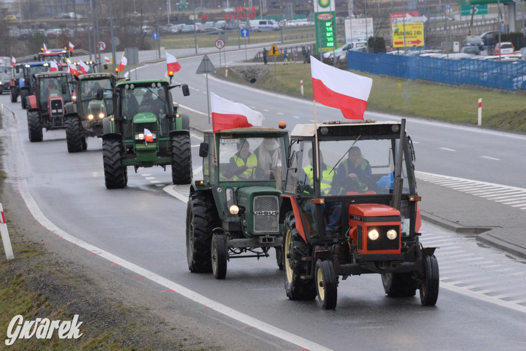 Pyrzowice. Protest rolników i myśliwych