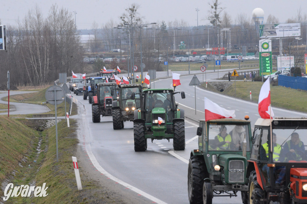 Pyrzowice. Protest rolników i myśliwych