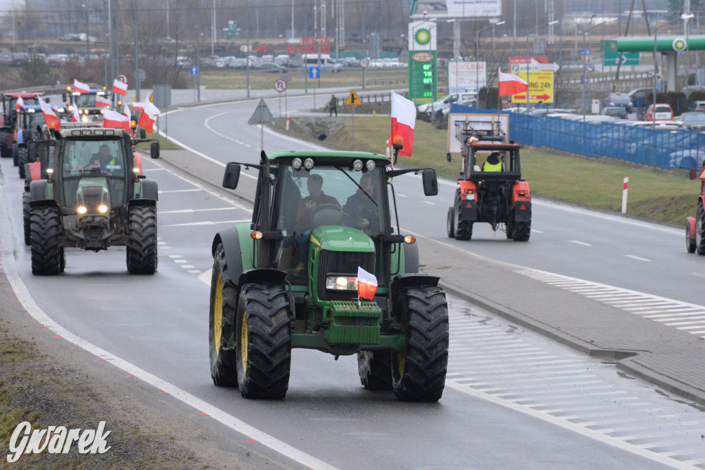 Pyrzowice. Protest rolników i myśliwych