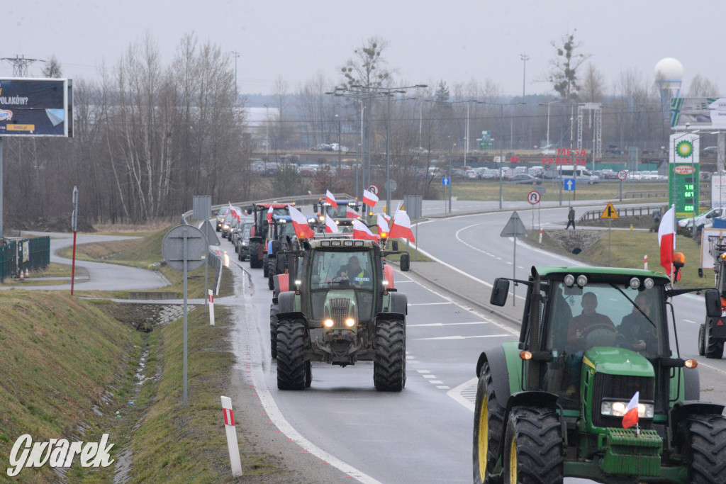 Pyrzowice. Protest rolników i myśliwych