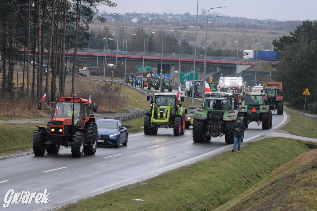 Pyrzowice. Protest rolników i myśliwych