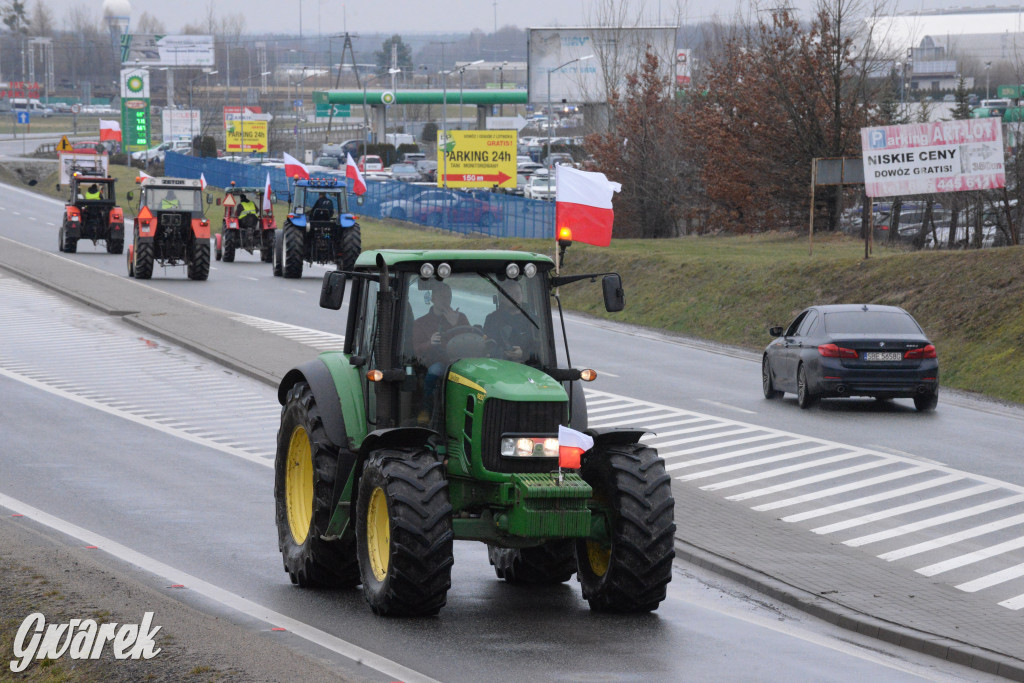 Pyrzowice. Protest rolników i myśliwych