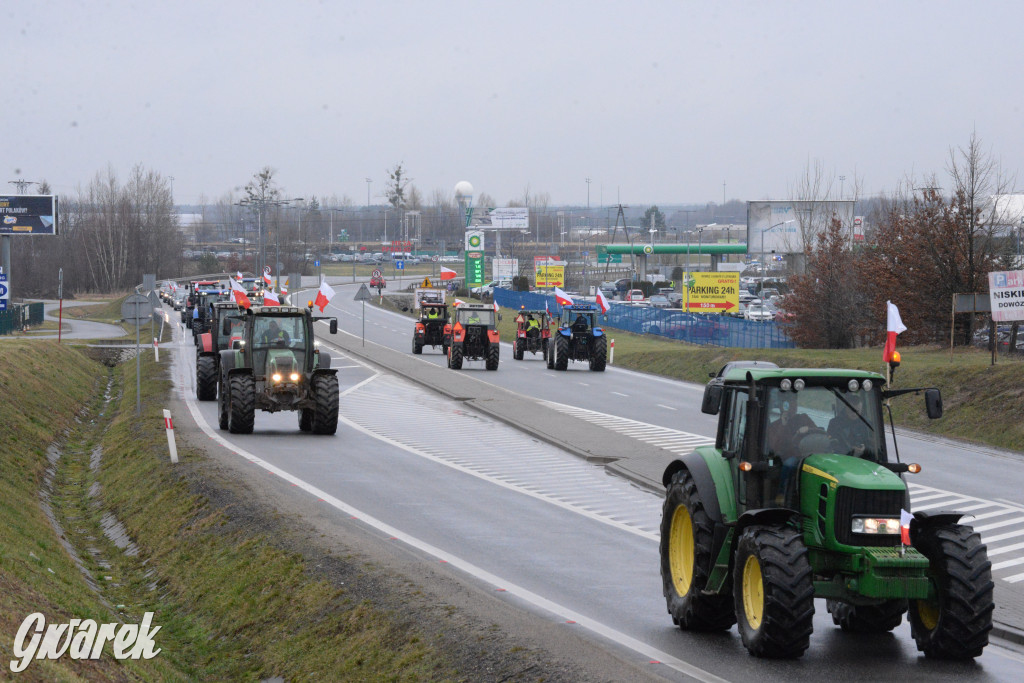 Pyrzowice. Protest rolników i myśliwych