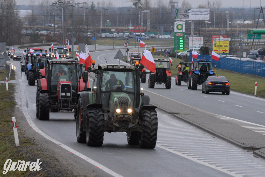 Pyrzowice. Protest rolników i myśliwych