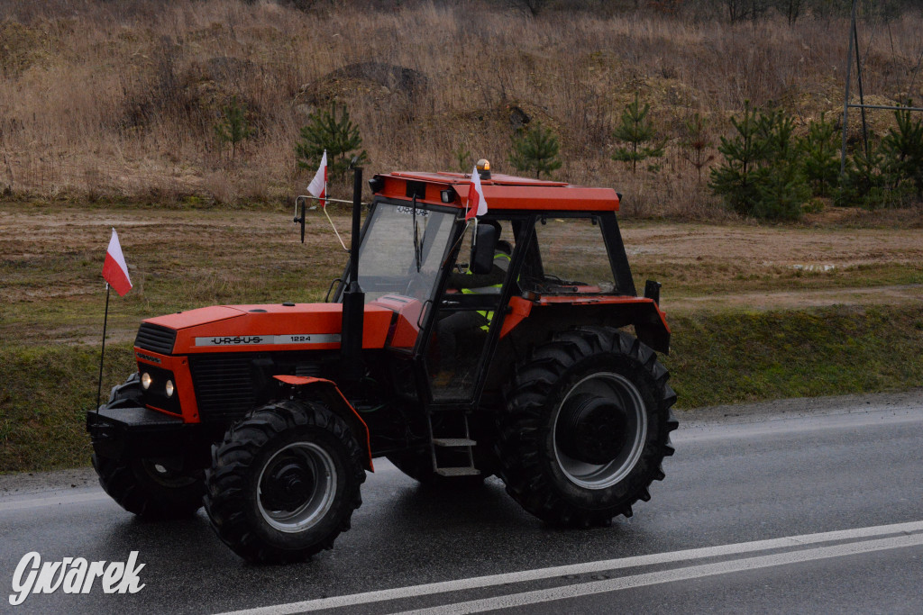 Pyrzowice. Protest rolników i myśliwych