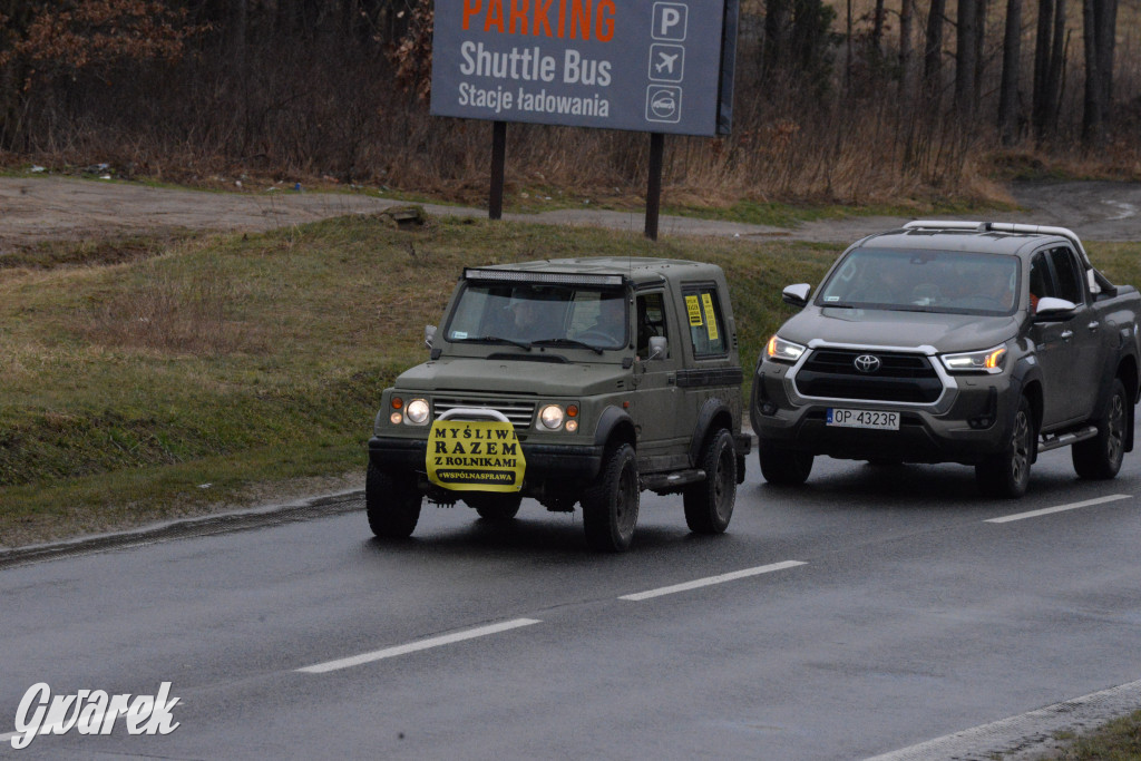 Pyrzowice. Protest rolników i myśliwych