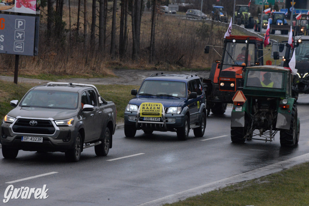 Pyrzowice. Protest rolników i myśliwych
