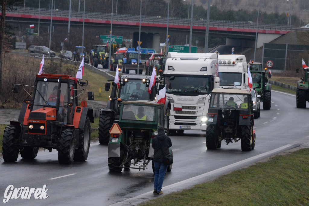 Pyrzowice. Protest rolników i myśliwych