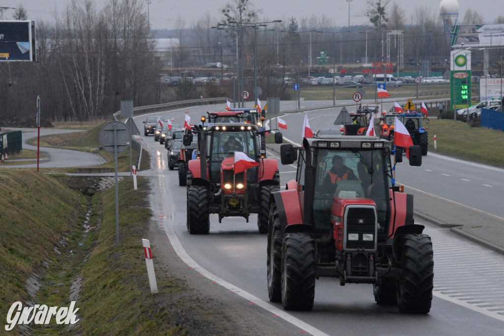 Pyrzowice. Protest rolników i myśliwych