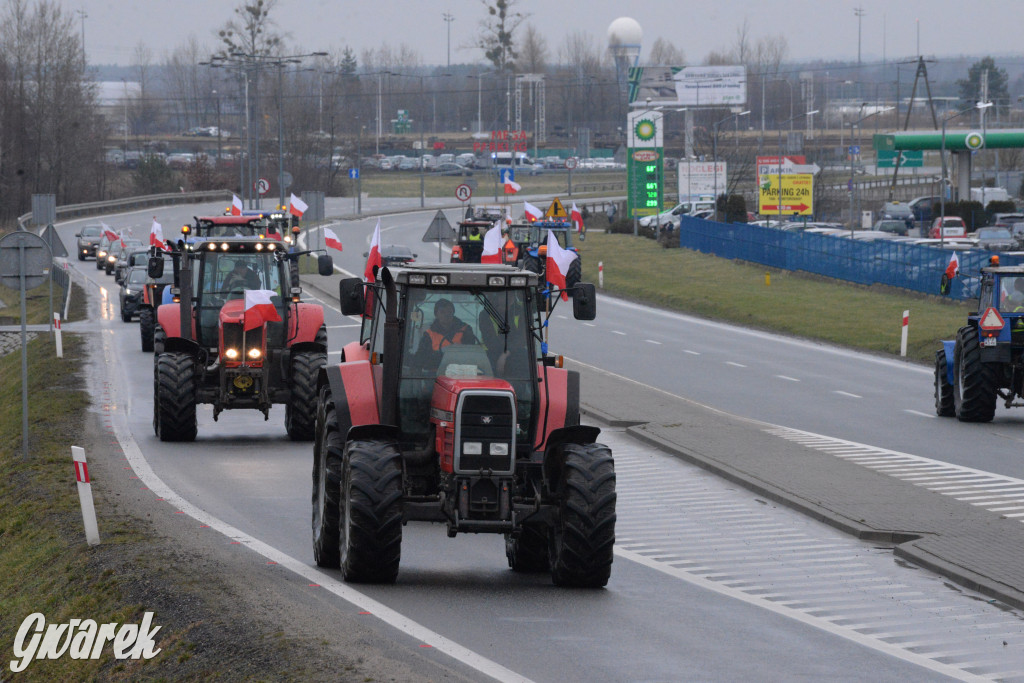 Pyrzowice. Protest rolników i myśliwych