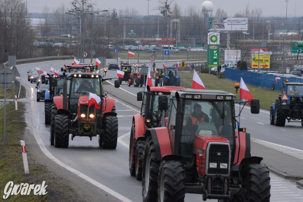 Pyrzowice. Protest rolników i myśliwych