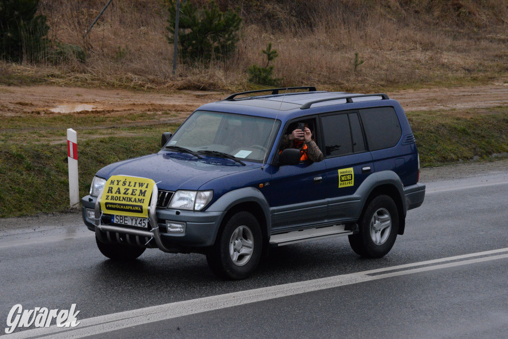 Pyrzowice. Protest rolników i myśliwych