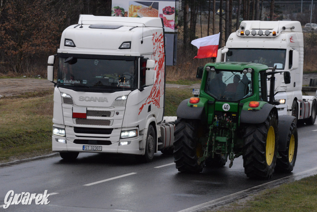 Pyrzowice. Protest rolników i myśliwych