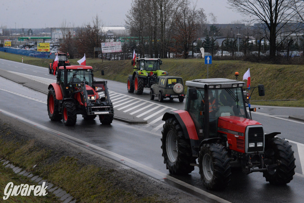 Pyrzowice. Protest rolników i myśliwych