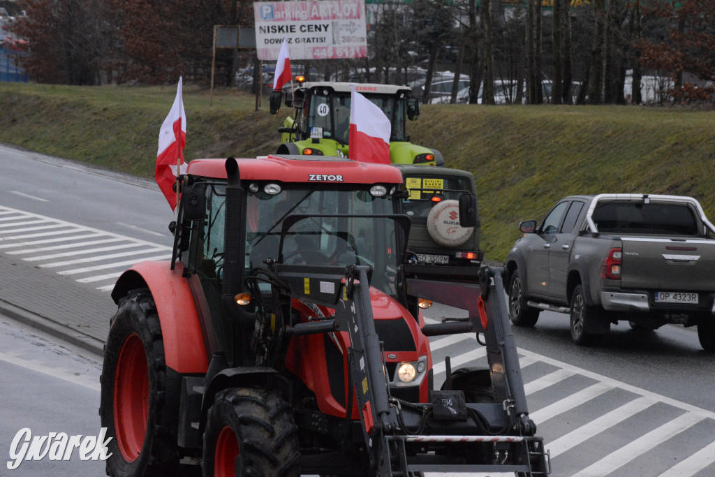 Pyrzowice. Protest rolników i myśliwych