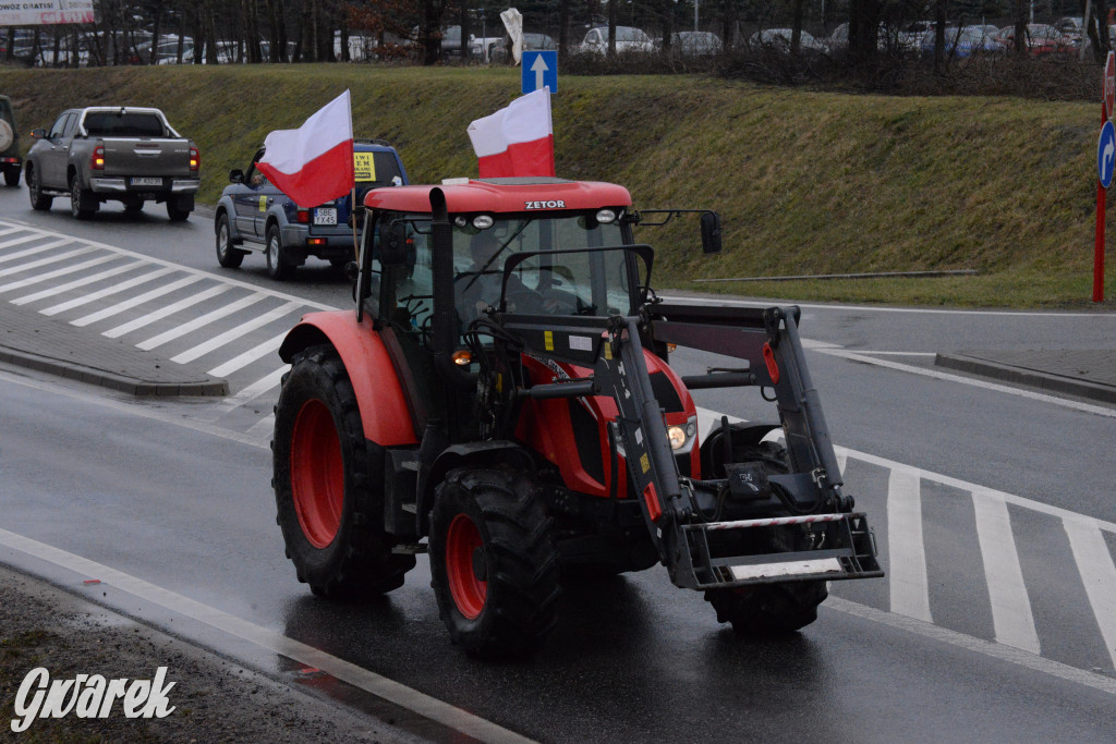 Pyrzowice. Protest rolników i myśliwych