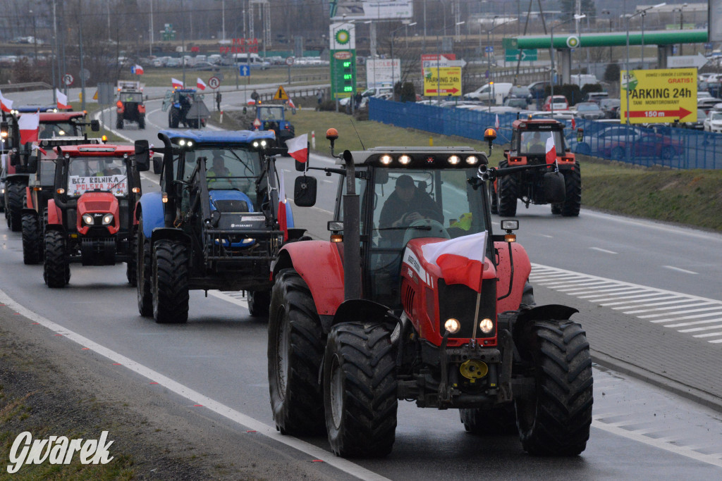 Pyrzowice. Protest rolników i myśliwych