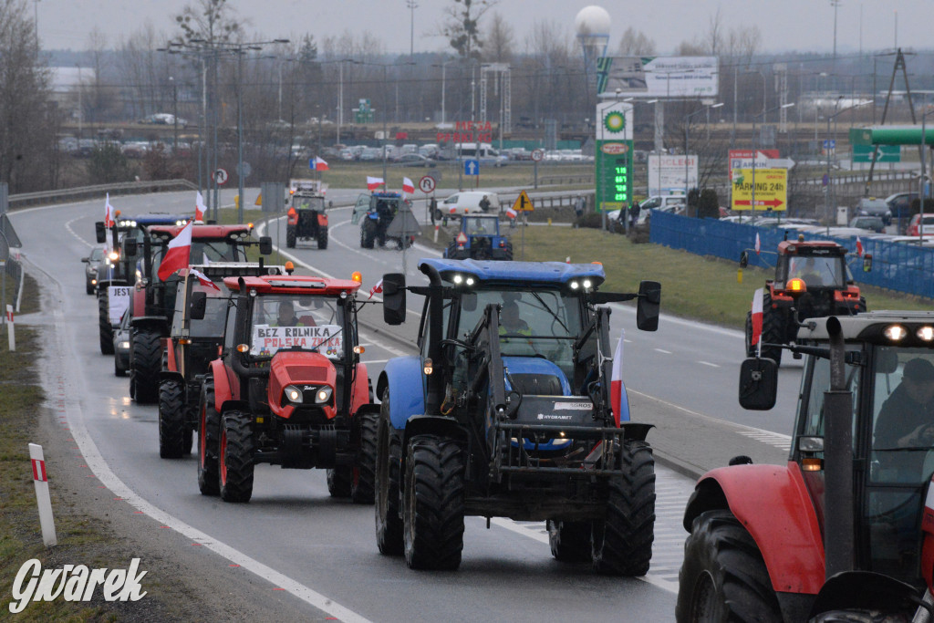 Pyrzowice. Protest rolników i myśliwych