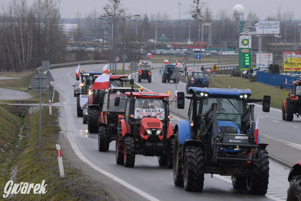 Pyrzowice. Protest rolników i myśliwych