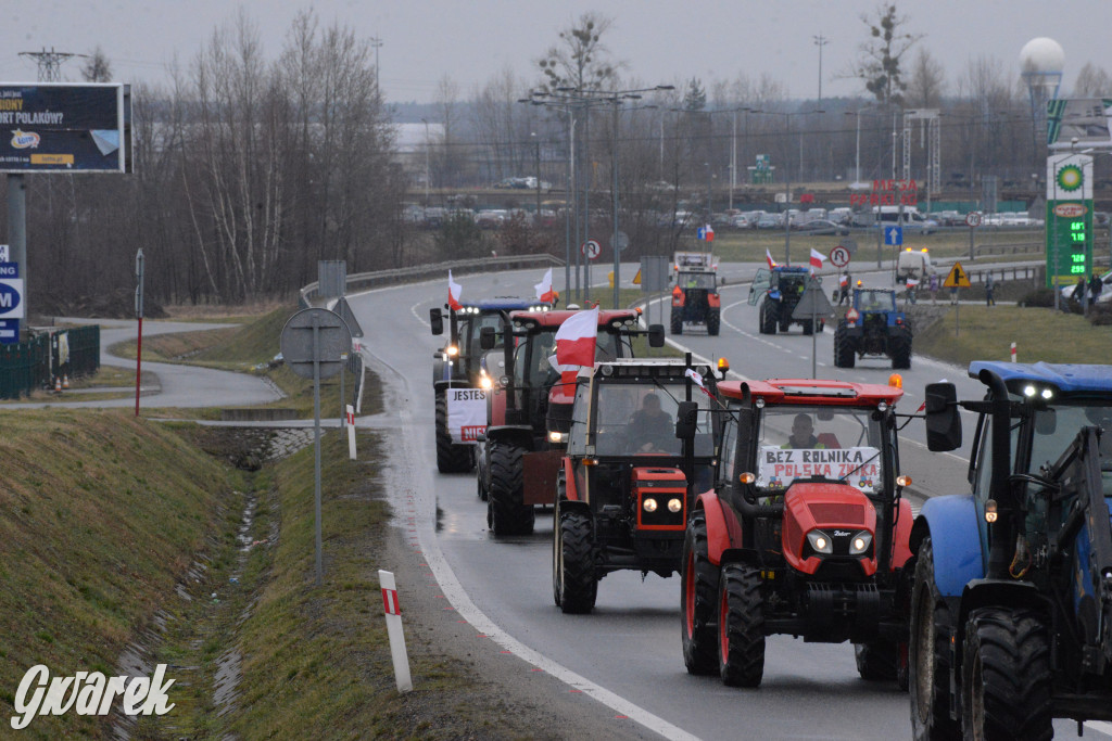 Pyrzowice. Protest rolników i myśliwych