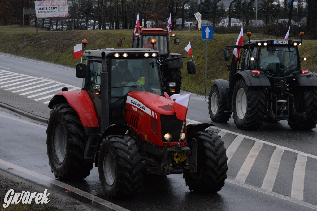 Pyrzowice. Protest rolników i myśliwych