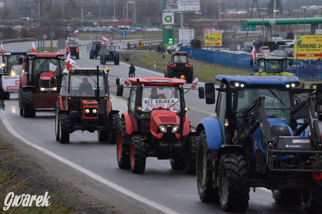 Pyrzowice. Protest rolników i myśliwych