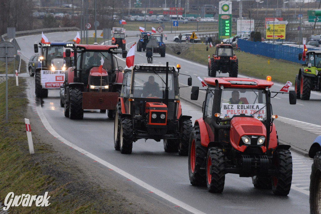 Pyrzowice. Protest rolników i myśliwych
