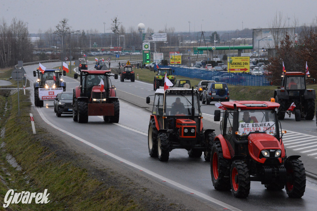 Pyrzowice. Protest rolników i myśliwych