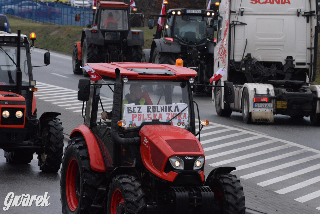 Pyrzowice. Protest rolników i myśliwych