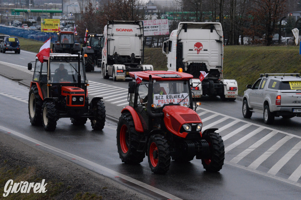 Pyrzowice. Protest rolników i myśliwych