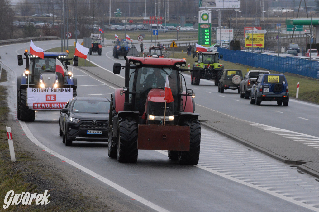 Pyrzowice. Protest rolników i myśliwych