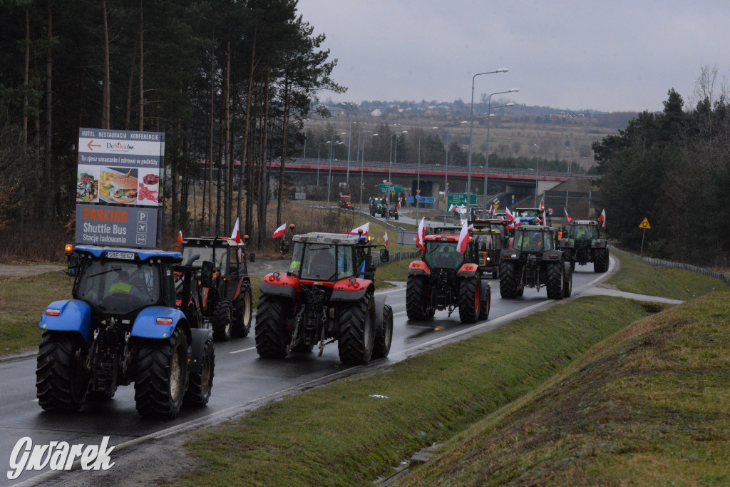 Pyrzowice. Protest rolników i myśliwych