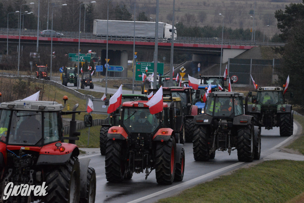 Pyrzowice. Protest rolników i myśliwych