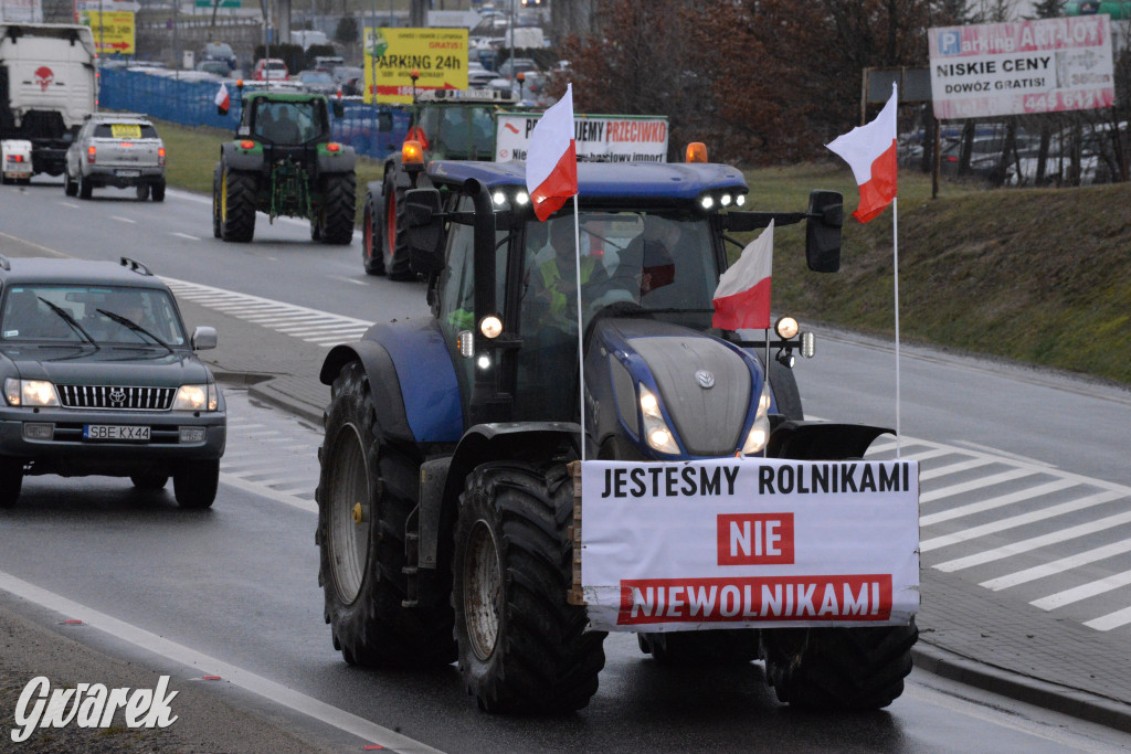 Pyrzowice. Protest rolników i myśliwych