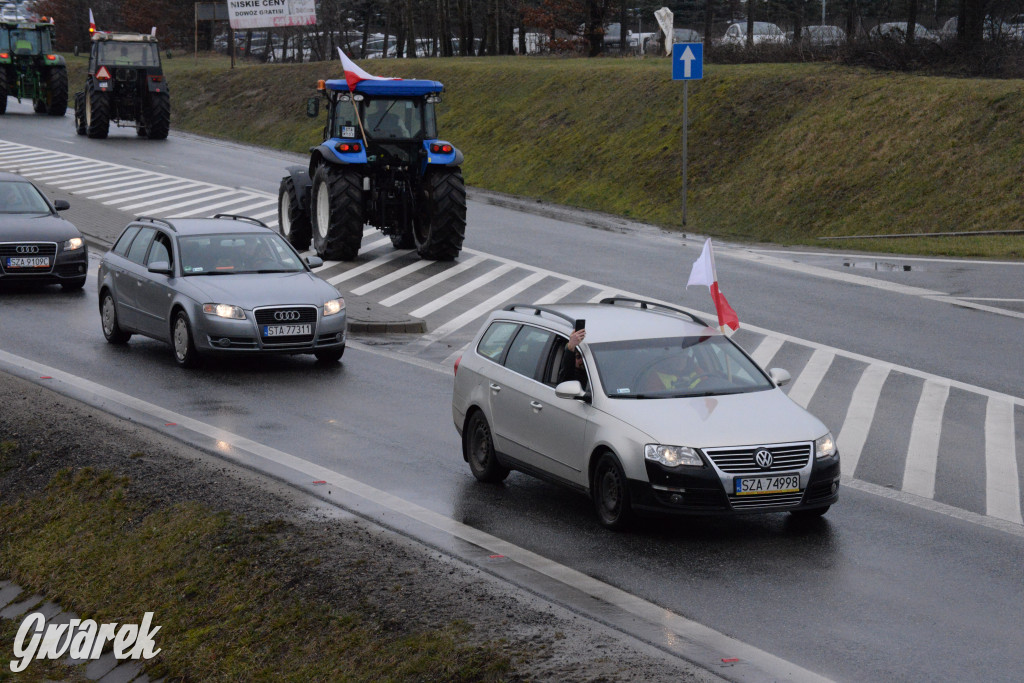 Pyrzowice. Protest rolników i myśliwych