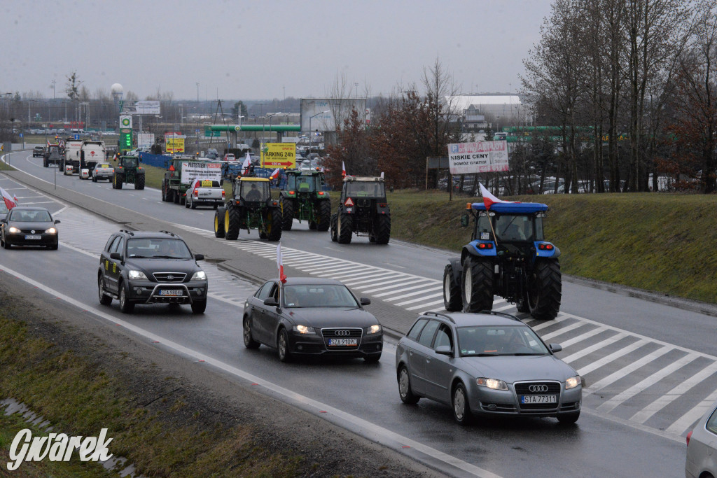 Pyrzowice. Protest rolników i myśliwych