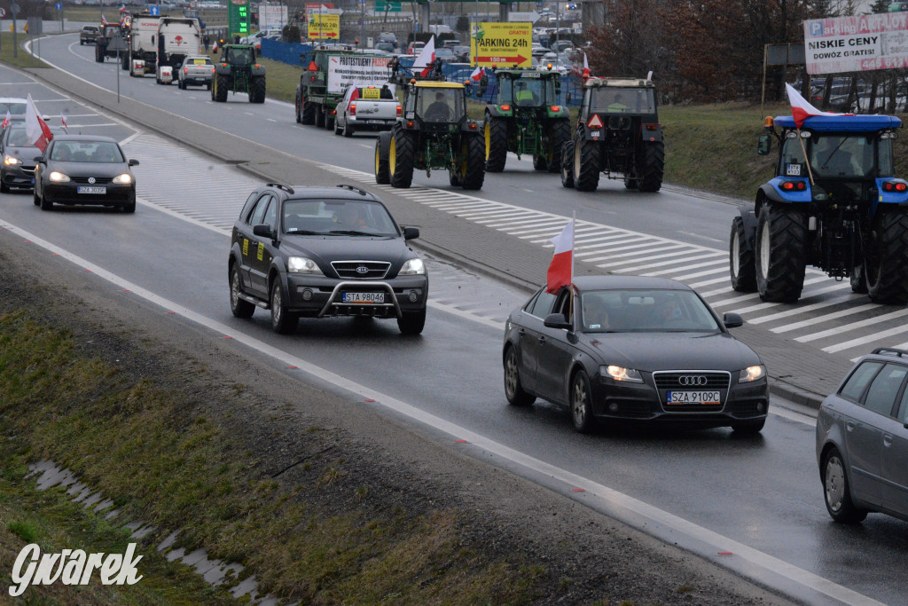 Pyrzowice. Protest rolników i myśliwych