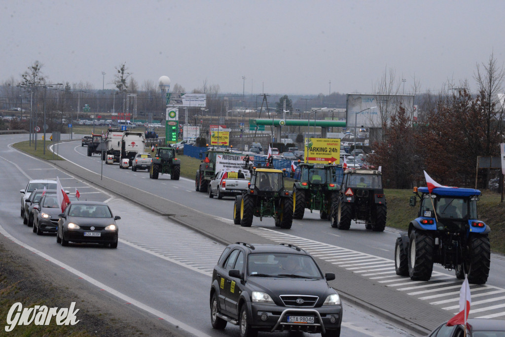 Pyrzowice. Protest rolników i myśliwych