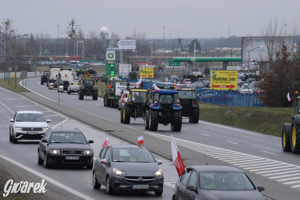 Pyrzowice. Protest rolników i myśliwych