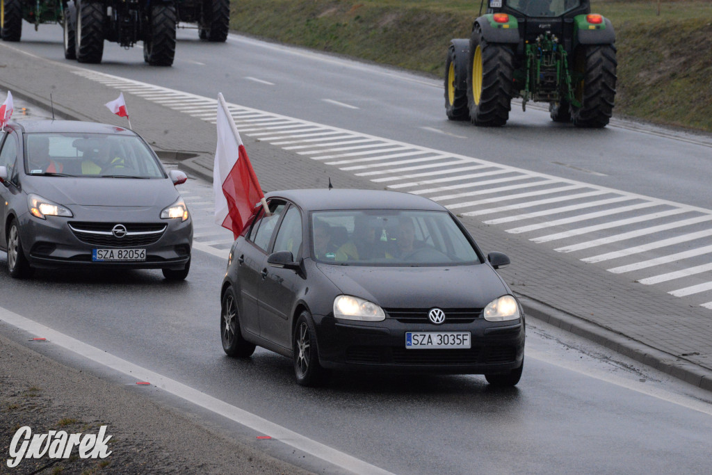 Pyrzowice. Protest rolników i myśliwych