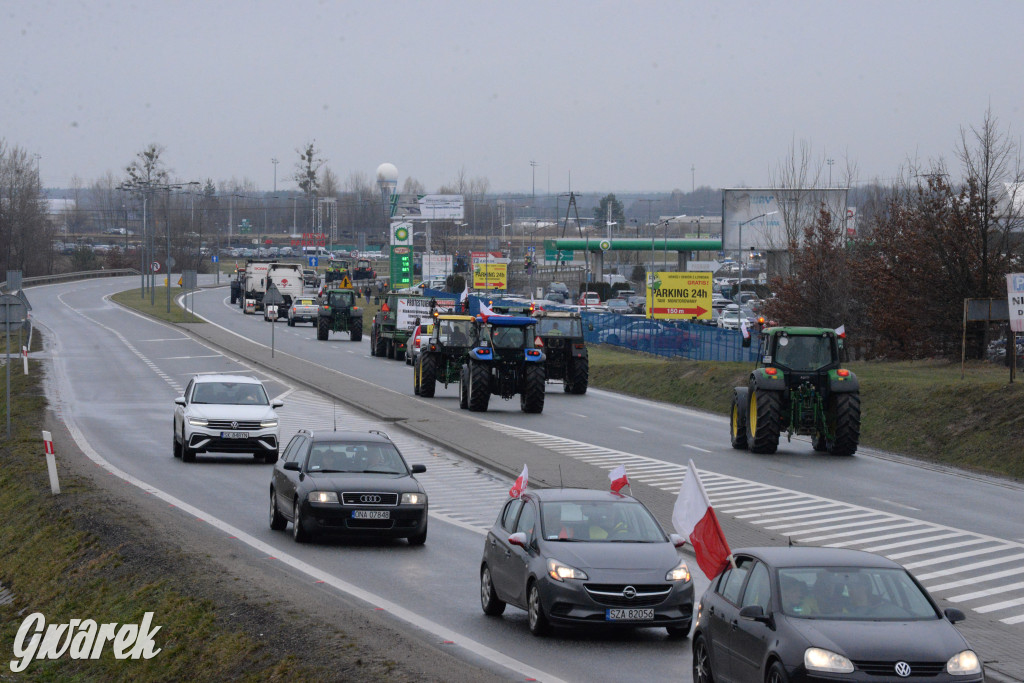 Pyrzowice. Protest rolników i myśliwych