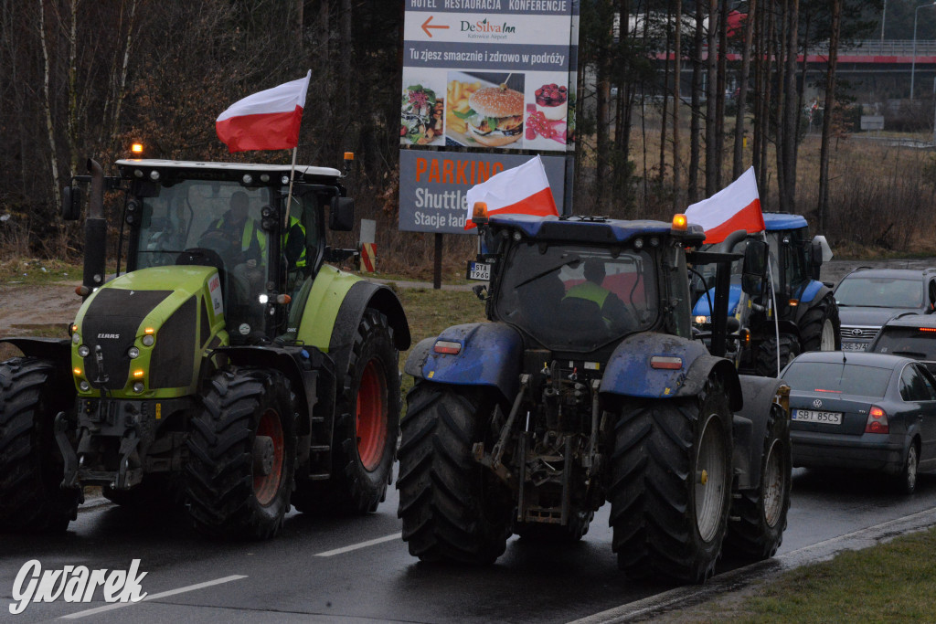 Pyrzowice. Protest rolników i myśliwych
