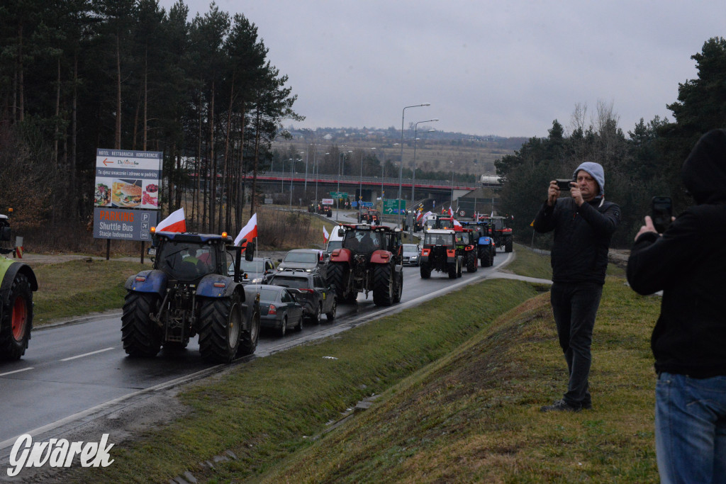 Pyrzowice. Protest rolników i myśliwych