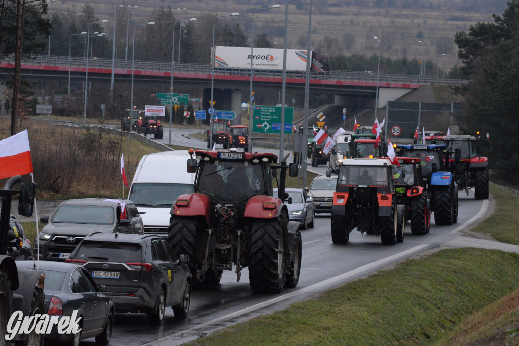Pyrzowice. Protest rolników i myśliwych