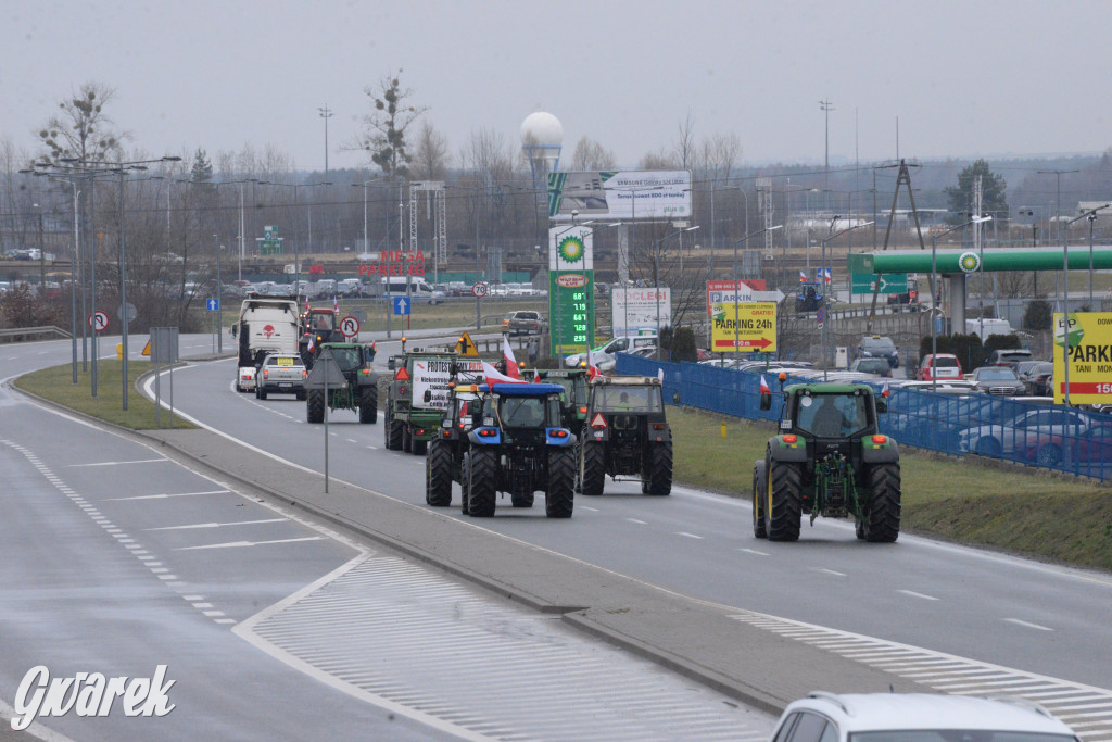Pyrzowice. Protest rolników i myśliwych