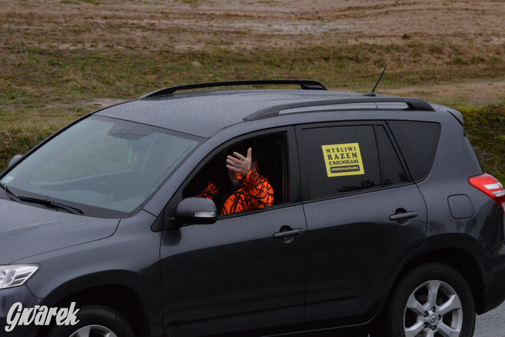Pyrzowice. Protest rolników i myśliwych
