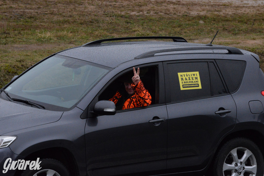 Pyrzowice. Protest rolników i myśliwych