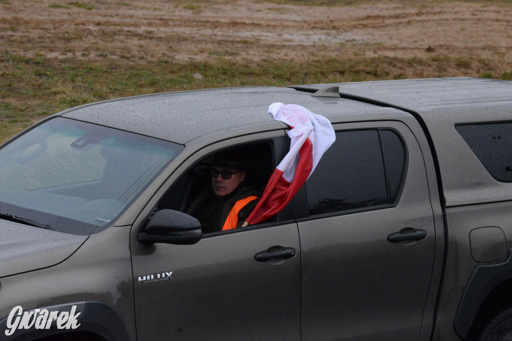 Pyrzowice. Protest rolników i myśliwych
