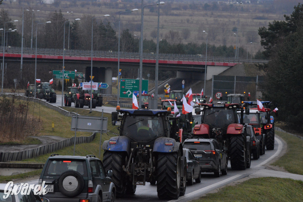Pyrzowice. Protest rolników i myśliwych