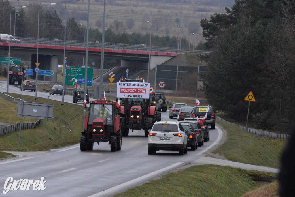 Pyrzowice. Protest rolników i myśliwych